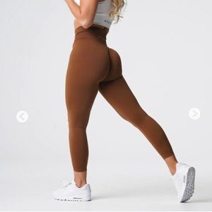 NVGTN caramel solid seamless leggings